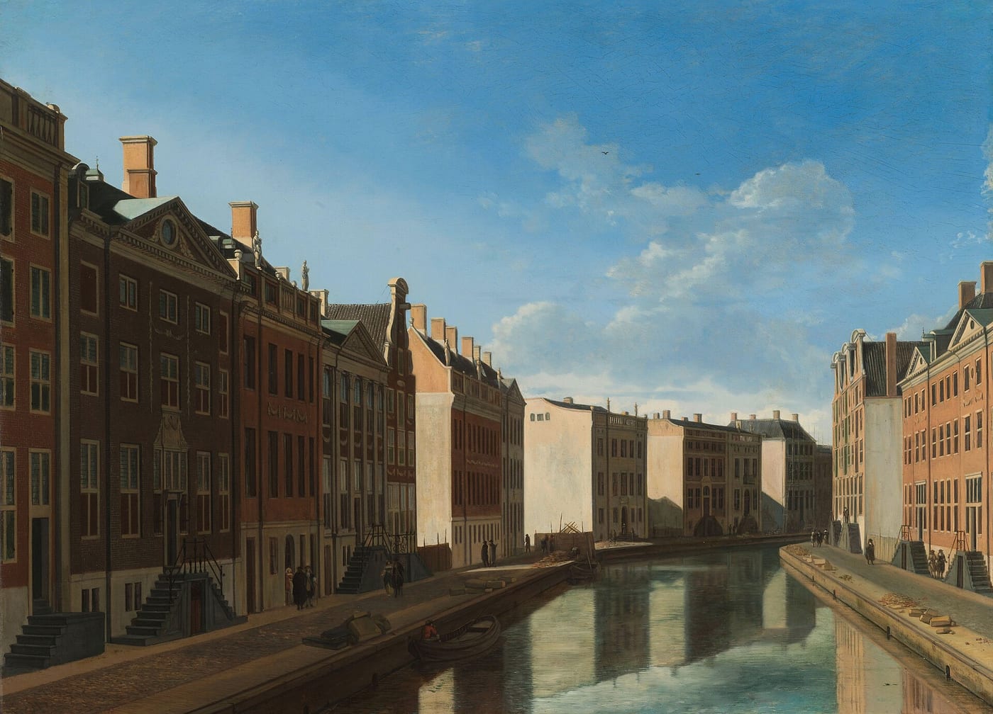Gerrit Berckheyde, The Golden Bend in the Herengracht, 1671 to 1672. Rijksmuseum, Amsterdam.
