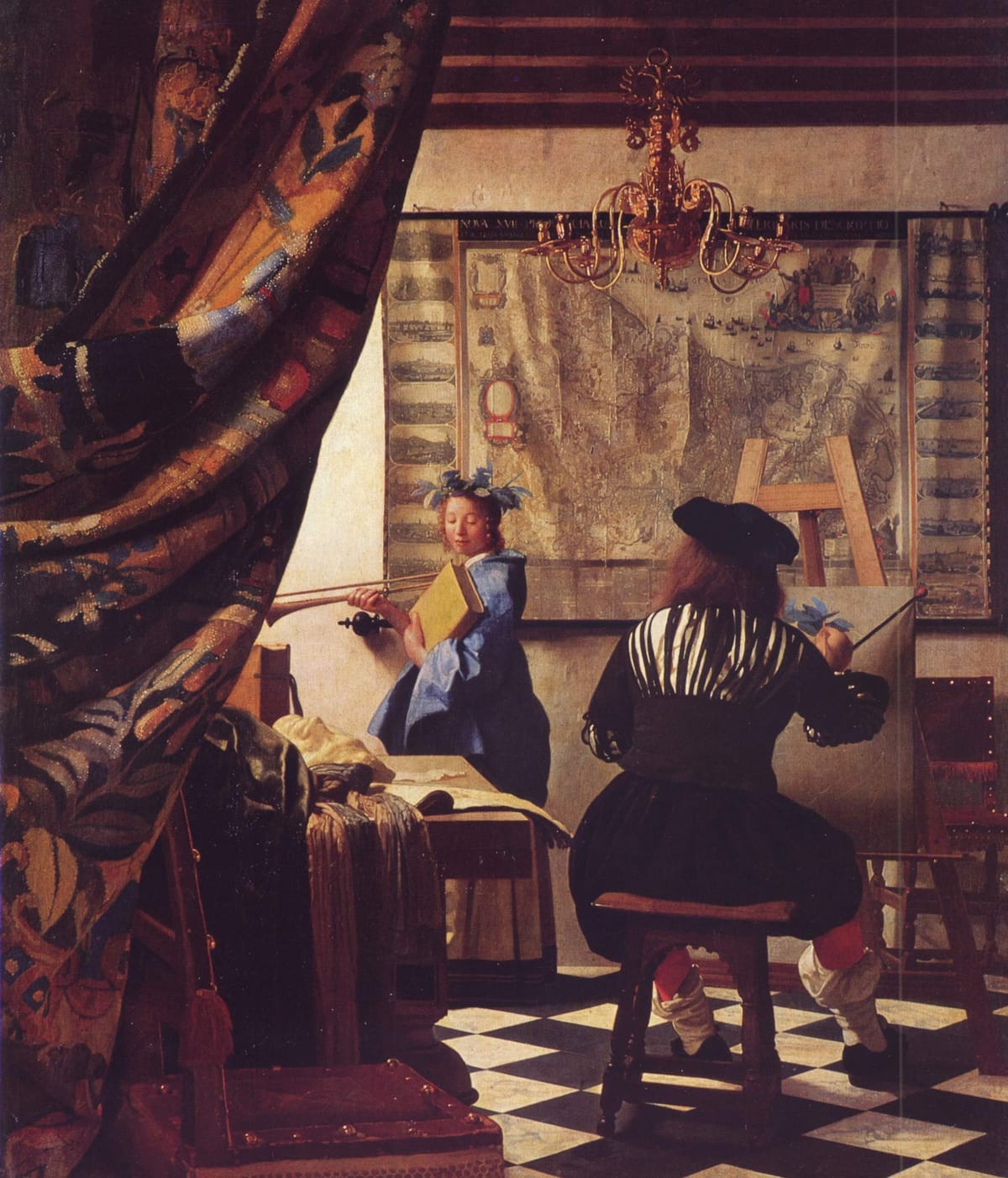 Johannes Vermeer, The Art of Painting, c. 1666 to 1668. Kunsthistorisches Museum, Vienna.